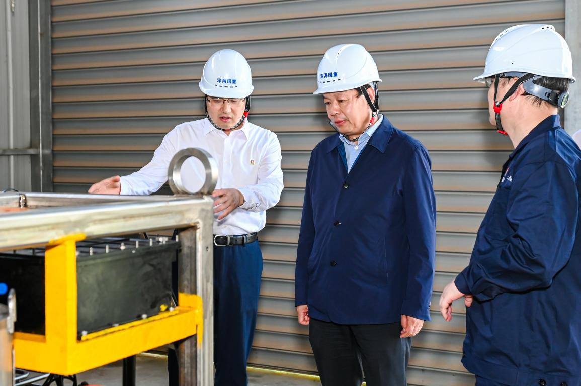 陳得信到湖南調研所屬企業